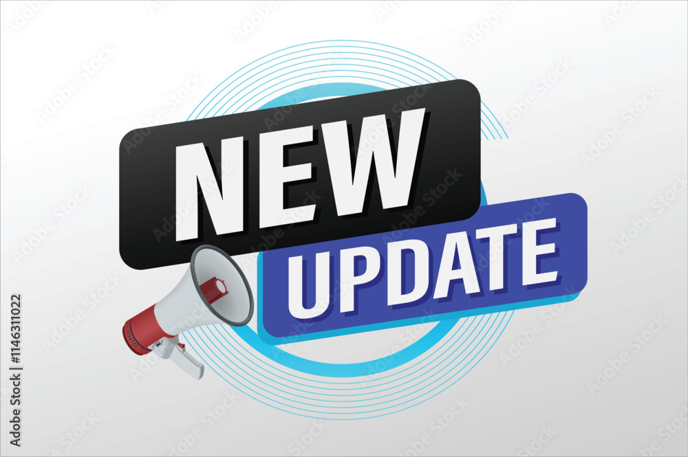 new update poster banner graphic design icon logo sign symbol social ...