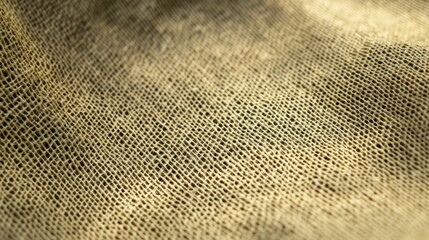 Poster - A close-up view of textured fabric, showcasing its intricate weave and natural tones.