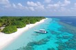 © neiros - The picturesque sight of a beach featuring pristine turquoise water in Baa Atoll, Maldives.