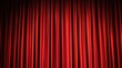 © Matthew - A rich red curtain, often used in theaters, signaling the start, background, banner of a performance.