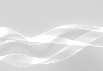 Abstract white wave background