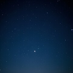 stars in the blue night sky