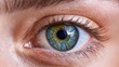 © kinara art design - Close-up of a beautiful, healthy human eye with green-blue iris.