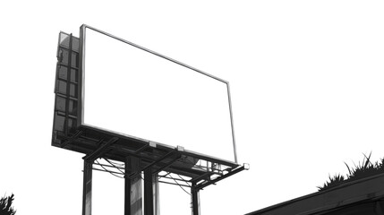 Poster - Modern Billboard with Blank Display