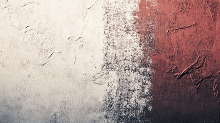 Poster - Abstract textured wall with a gradient from white to reddish tones.