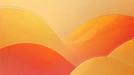 Poster - Abstract waves in warm colors create a serene, calming atmosphere.