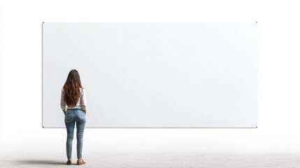 Aufkleber - large blank billboards isolated white background