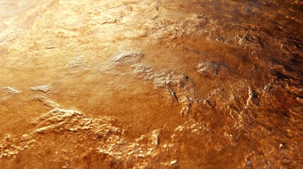 Aufkleber - Close-up of a textured, metallic surface resembling a planet's terrain.