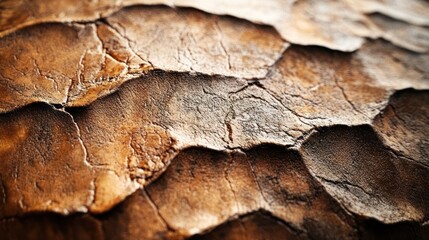 Poster - Close-up of textured, layered surface resembling animal skin or shell.