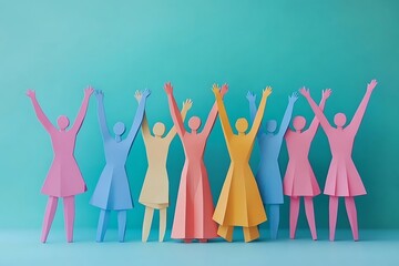 Wall Mural - Empowered Women Community Support Growth