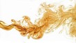 © Arthur - Golden Swirls of Abstract Smoke Art Capturing Ethereal Fluid Dynamics in Stunning Amber Hues. Perfect for Design Inspiration, Science Visualization, or Mindful Artistic Concepts