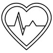 © MdMijanur - Heart Rate Monitor Icon Vector