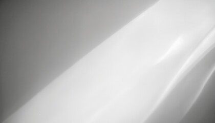 Poster - Soft Abstract White Light Reflection on Smooth Surface with Gentle Shadows. Minimalistic Aesthetic Design for Backgrounds, Modern Art Concepts, or Elegant Branding Projects