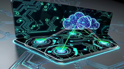 Poster - Exploring the role of cloud computing in modern technology and its impact on data management