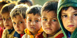© Lila Patel - Close-up Photograph of Five Children's Faces