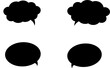© Chathurika - Empty speech bubble set. Ready to apply to your design. Vector illustration.