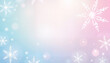 © Anastasia - Winter background with snowflakes and soft pastel colors, perfect for seasonal designs