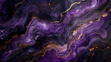 Wall Mural - A vibrant and colorful nebula with stars twinkling like distant lights.