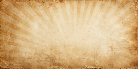 Aufkleber - Aged Paper Texture with Sunburst Pattern, Perfect for Vintage Designs and Retro Projects