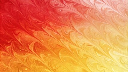 Aufkleber - Abstract Swirling Liquid Paint Pattern In Warm Tones Of Orange And Yellow