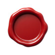 © vivekFx - Red glossy circular object with raised edges on black background