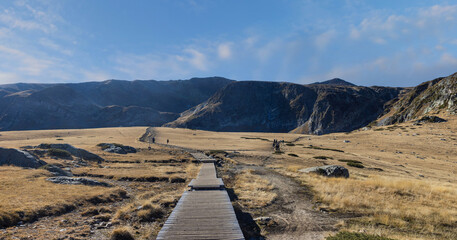 Wall Mural - beautiful landscape at the seven Rila lakes