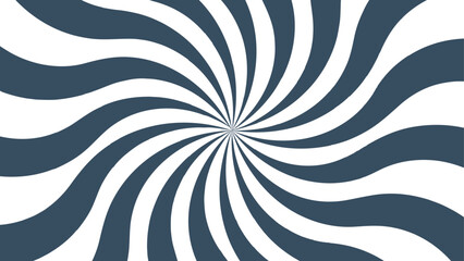 Leinwandbilder - Abstract background with rays retro starburst. Funky ray elements, circle motifs, reminiscent of circus themes. Black and white twisted swirl. Spiral radial striped backdrop design.