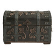 © chalindu - Ornate vintage chest with intricate floral engravings.