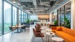 © fourtakig - Modern Co-Working Space with Stylish Designer Furniture and Bright Interiors