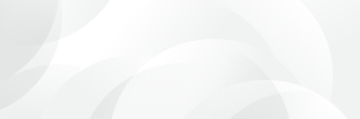 Wall Mural - abstract white geometric banner design background.