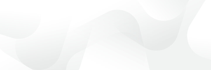 Wall Mural - abstract white geometric banner design background.