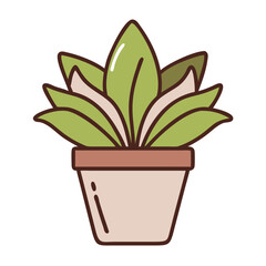 Wall Mural - Easter Potted Lily Icon