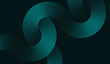© shanto03s - Abstract Circular Green Wave Lines on Dark Background – Modern Graphic Design Art for Digital Use
