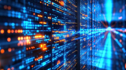 Wall Mural - engineers integrate information technology with research, accelerating breakthroughs across fields
