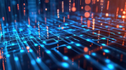 Wall Mural - engineers integrate information technology with research, accelerating breakthroughs across fields