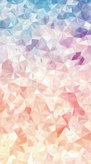 Wall Mural - A colorful background with a pink and blue triangle. The triangle is on the right side of the background