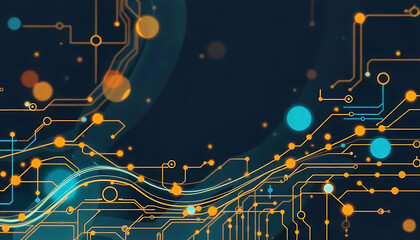 abstract technology communication concept vector background