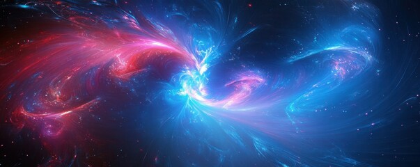 Wall Mural - abstract colorful background with swirling patterns, featuring vibrant shades of blue, pink, and pur
