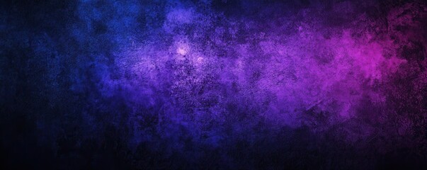 dark purple blue black abstract grainy background, glowing vibrant color gradient shape, noise textu