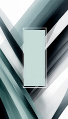 Wall Mural - modern abstract design featuring layered greens and blacks