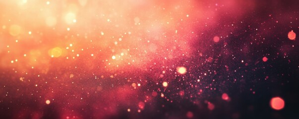 Wall Mural - abstract grainy background glowing red blurred color flow banner poster cover design, noise texture 