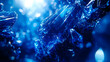 © creative - Abstract blue crystal shards.