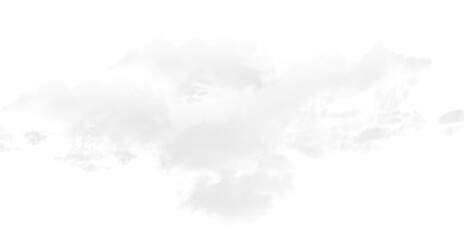 cloud isolated on transparent background, cutout clean white cloud transparent background, 3d render