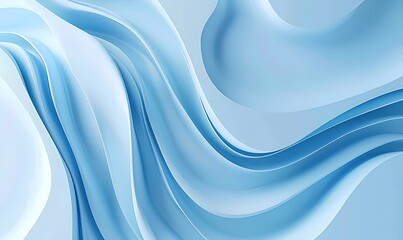 Abstract blue wavy lines background. (2)