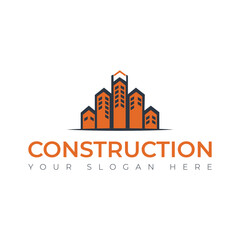 Wall Mural - Real Estate vector building construction Repair logo