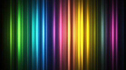 Wall Mural - Abstract vibrant rainbow vertical stripes background.