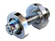 © pornthip - Precision Metal Screw Mechanism  Engineering Part   D Render