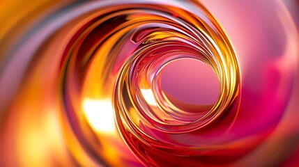 Swirling fluid, abstract.