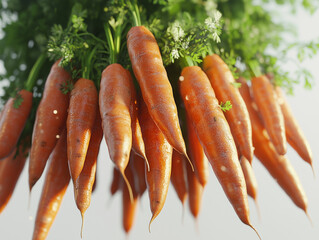 Wall Mural - Fresh Carrots 