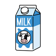 Milk Carton Container | Public domain vectors